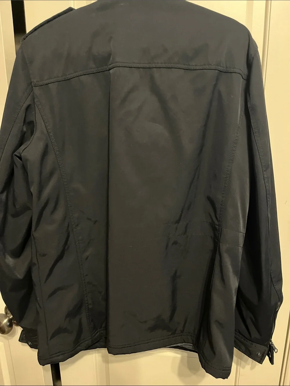Banana Republic Black Military-Style Field Jacket